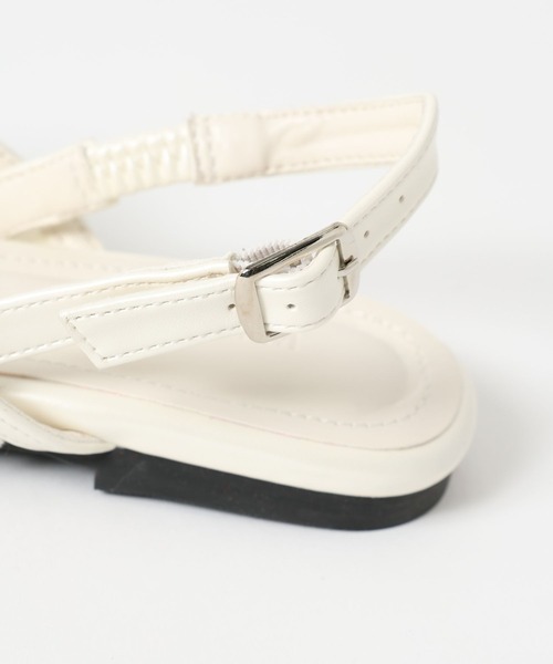 LEPSIM（レプシィム）の「シアーフラットミュールパンプス　656723（パンプス・レディース・ブラック/アイボリー・MEDIUM/LARGE）」の9枚目の写真