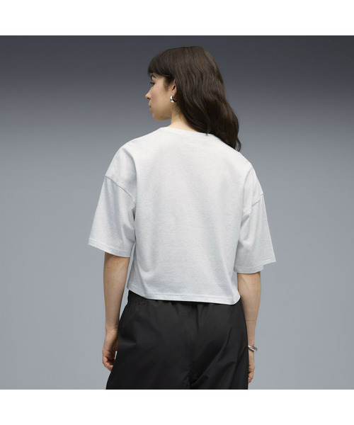 PUMA(プーマ)の「PUMA プーマ ウィメンズ ワードローブ ESS オーバーサイズ ショート 半袖 Tシ(Tシャツ/カットソー・レディース・ラベンダー/ホワイト系その他5・LARGE/MEDIUM/SMALL/X-LARGE)」の7枚目の写真