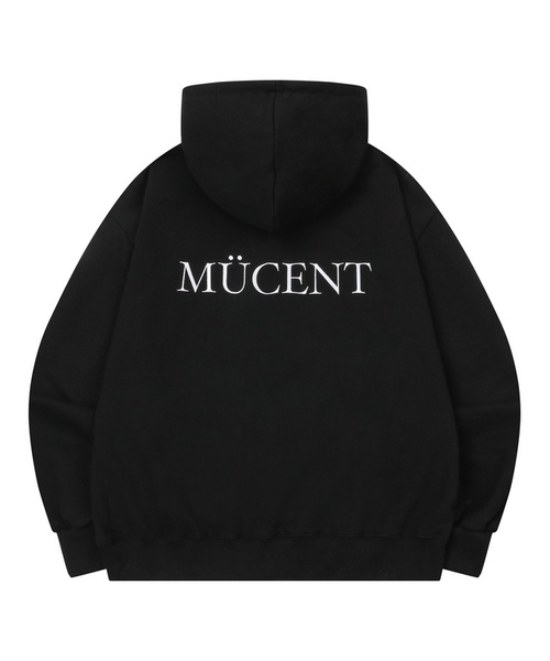 アフィットバックレタリングフードTシャツ 男女共用 (2カラー)