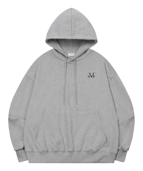 MUCENT（ムセント）の「アフィットバックレタリングフードTシャツ 男女共用 (2カラー)（パーカー・レディース・ブラック/グレー・FREE）」の3枚目の写真