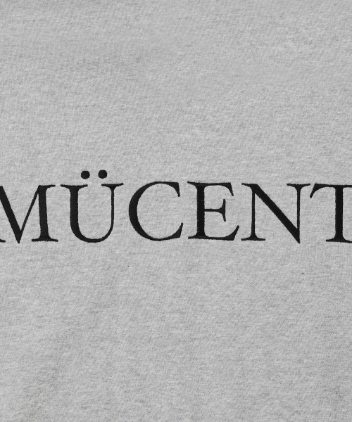 MUCENT（ムセント）の「アフィットバックレタリングフードTシャツ 男女共用 (2カラー)（パーカー・レディース・ブラック/グレー・FREE）」の5枚目の写真