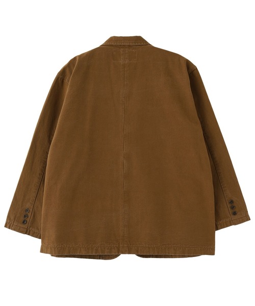 styles(スタイルス)の「HOMBRENINO CANVAS 3B JACKET HN0252-JK0002(ブルゾン・メンズ・ネイビー/ブラウン・M/L)」の7枚目の写真