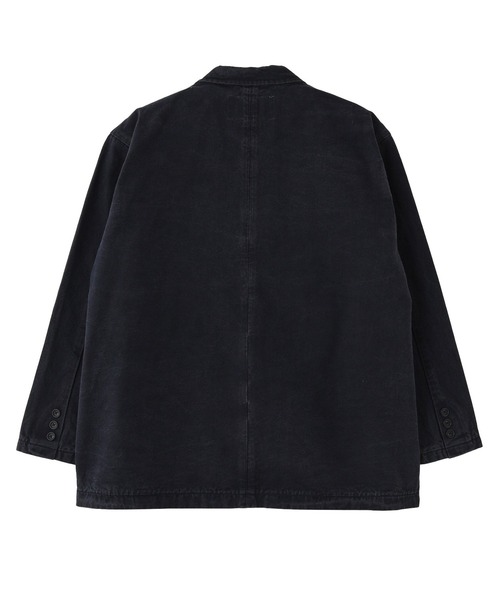 styles(スタイルス)の「HOMBRENINO CANVAS 3B JACKET HN0252-JK0002(ブルゾン・メンズ・ネイビー/ブラウン・M/L)」の9枚目の写真