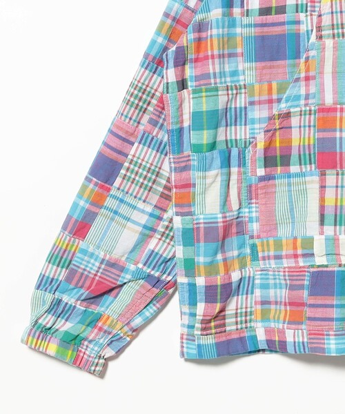 BEAMS PLUS（ビームスプラス）の「MIL Smock Patchwork Madras Pink（ブルゾン・メンズ・ピンク・SMALL/MEDIUM/LARGE/X-LARGE）」の10枚目の写真