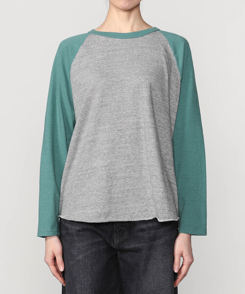 FilMelange(フィルメランジェ)の「FilMelange |〈別注〉ベースボール 長袖Tシャツ WOMEN(Tシャツ/カットソー・レディース・ホワイト系その他/グレー系その他2/グレー系その他・1)」の9枚目の写真