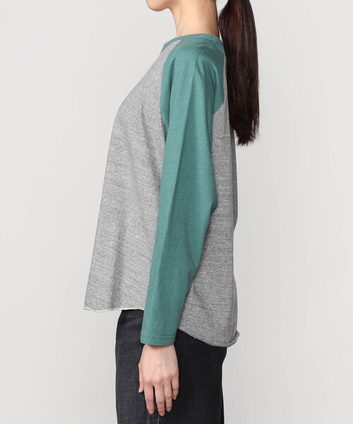 FilMelange(フィルメランジェ)の「FilMelange |〈別注〉ベースボール 長袖Tシャツ WOMEN(Tシャツ/カットソー・レディース・ホワイト系その他/グレー系その他2/グレー系その他・1)」の10枚目の写真