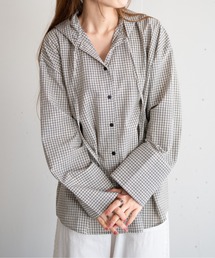 hwyl（ヒュイル）の「フードシャツ（シャツ/ブラウス）」