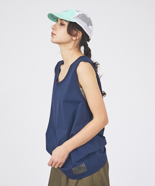 CHUMS（チャムス）の「【CHMUS/チャムス】ランニングメッシュキャップ/ Running Mesh Cap/ユニセックス（キャップ・メンズ・ローズ/その他/グリーン/ブラック・フリー）」の11枚目の写真