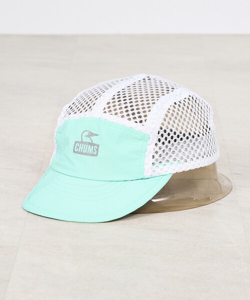 CHUMS（チャムス）の「【CHMUS/チャムス】ランニングメッシュキャップ/ Running Mesh Cap/ユニセックス（キャップ・メンズ・ローズ/その他/グリーン/ブラック・フリー）」の13枚目の写真