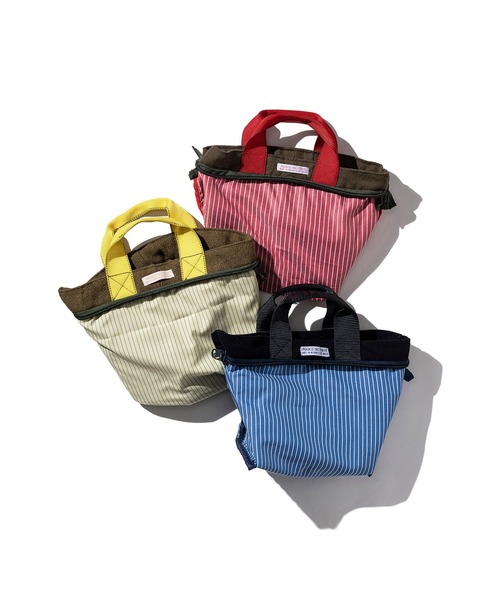 PUEBCO（プエブコ）の「VINTAGE WOOL GARMENTS ZIP TOTE Red Lining（トートバッグ・メンズ・レッド系その他・ONE SIZE）」の5枚目の写真