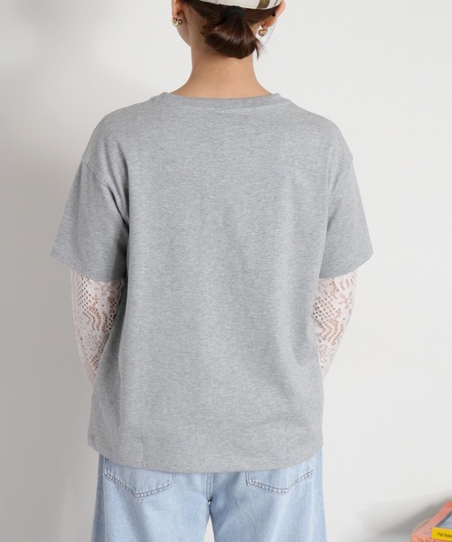 Champion(チャンピオン)の「【Champion】SHORT SLEEVE TEE 2(Tシャツ/カットソー・レディース・ホワイト/グレー・M)」の19枚目の写真