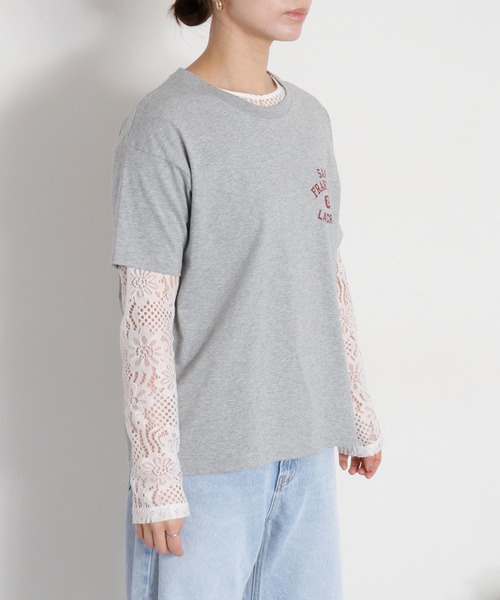 Champion(チャンピオン)の「【Champion】SHORT SLEEVE TEE 2(Tシャツ/カットソー・レディース・ホワイト/グレー・M)」の20枚目の写真