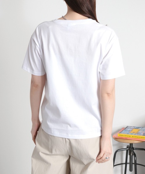 Champion(チャンピオン)の「【Champion】SHORT SLEEVE TEE 2(Tシャツ/カットソー・レディース・ホワイト/グレー・M)」の4枚目の写真