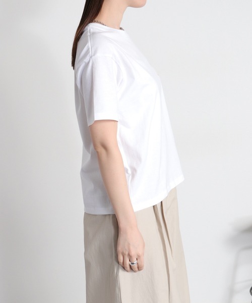 Champion(チャンピオン)の「【Champion】SHORT SLEEVE TEE 2(Tシャツ/カットソー・レディース・ホワイト/グレー・M)」の5枚目の写真