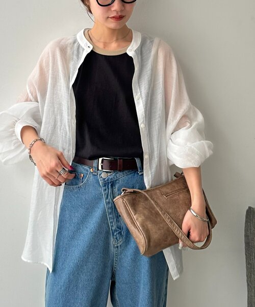 DISCOAT(ディスコート)の「【Enlude】リンガータンク《ユニセックス》(タンクトップ・レディース・ブラック/ブラウン/ベージュ・FREE/SMALL)」の11枚目の写真