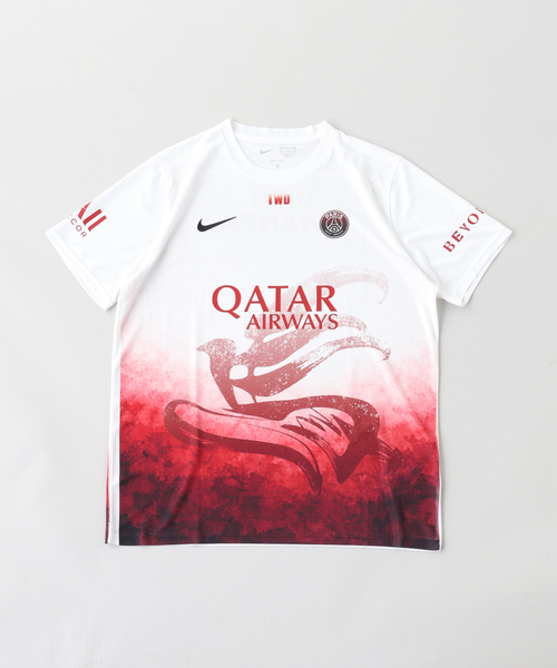 NIKE(ナイキ)の「【Paris Saint-Germain 】Team Wang Collector's Item Uniform(Tシャツ/カットソー・メンズ・ホワイト・X-LARGE/LARGE/MEDIUM/XX-LARGE)」の3枚目の写真