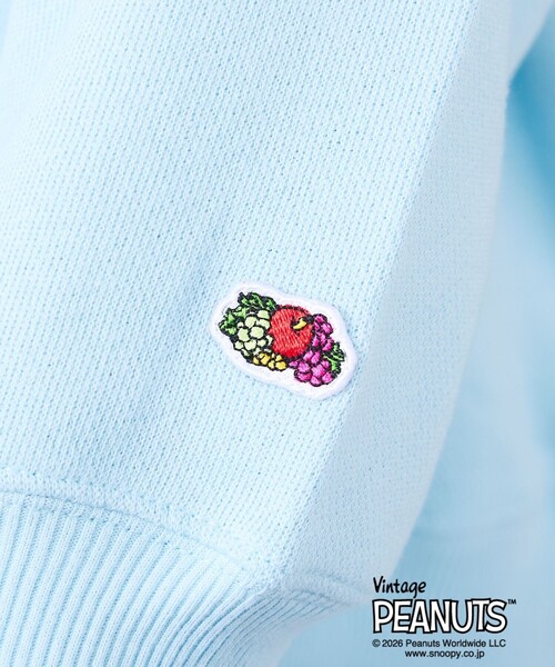 FRUIT OF THE LOOM(フルーツオブザルーム)の「【FRUIT OF THE LOOM/フルーツ・オブ・ザ・ルーム】FRUIT OF THE LOOM×PEANUTS甘編み裏毛スウェット/FTL81686200(スウェット・メンズ・チャコールグレー/ライム/スミクロ/レッド/サックスブルー/アイボリー・M/L)」の9枚目の写真