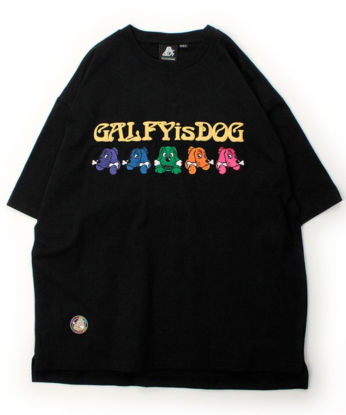 GALFY（ガルフィー）の「【GALFY/ガルフィー】復刻GALFY is DOG  Tee（Tシャツ/カットソー・メンズ・ブラック/オフホワイト/ピンク・L/XL/M）」の6枚目の写真