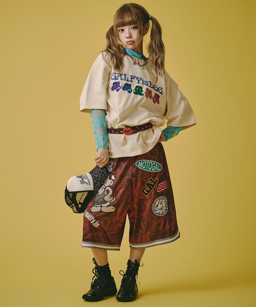 GALFY（ガルフィー）の「【GALFY/ガルフィー】復刻GALFY is DOG  Tee（Tシャツ/カットソー・メンズ・ブラック/オフホワイト/ピンク・L/XL/M）」の15枚目の写真