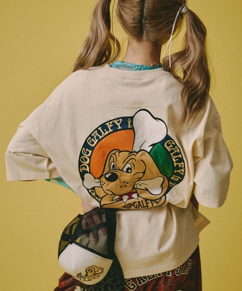 GALFY（ガルフィー）の「【GALFY/ガルフィー】復刻GALFY is DOG  Tee（Tシャツ/カットソー・メンズ・ブラック/オフホワイト/ピンク・L/XL/M）」の14枚目の写真