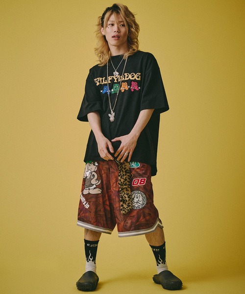 GALFY（ガルフィー）の「【GALFY/ガルフィー】復刻GALFY is DOG  Tee（Tシャツ/カットソー・メンズ・ブラック/オフホワイト/ピンク・L/XL/M）」の17枚目の写真