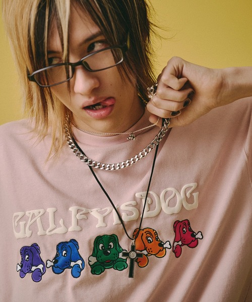GALFY（ガルフィー）の「【GALFY/ガルフィー】復刻GALFY is DOG  Tee（Tシャツ/カットソー・メンズ・ブラック/オフホワイト/ピンク・L/XL/M）」の19枚目の写真