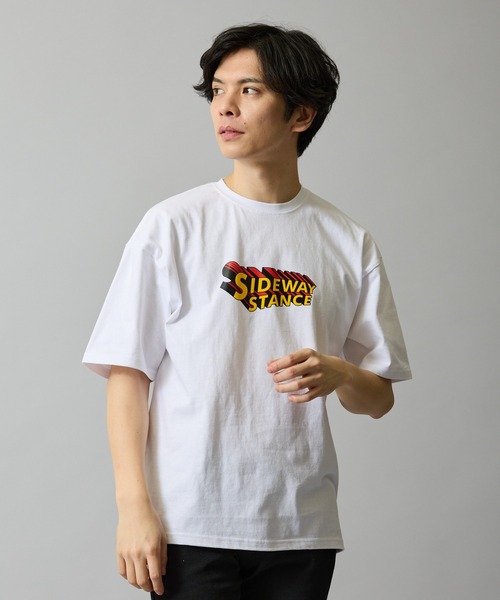En serio TOKYO（エンソリオトーキョー）の「【SIDEWAYSTANCE】3Dロゴ半袖Tシャツ 70709（Tシャツ/カットソー・メンズ・ホワイト/ダークブルー/ブラック・SMALL/MEDIUM/X-LARGE）」の4枚目の写真