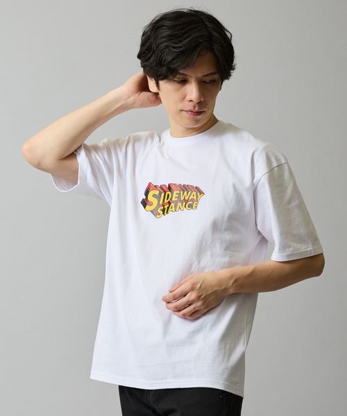 En serio TOKYO（エンソリオトーキョー）の「【SIDEWAYSTANCE】3Dロゴ半袖Tシャツ 70709（Tシャツ/カットソー・メンズ・ホワイト/ダークブルー/ブラック・SMALL/MEDIUM/X-LARGE）」の6枚目の写真