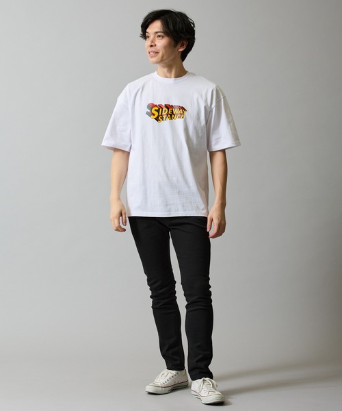 En serio TOKYO（エンソリオトーキョー）の「【SIDEWAYSTANCE】3Dロゴ半袖Tシャツ 70709（Tシャツ/カットソー・メンズ・ホワイト/ダークブルー/ブラック・SMALL/MEDIUM/X-LARGE）」の9枚目の写真