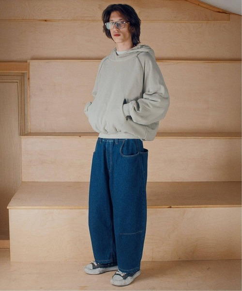 WISM(ウィズム)の「subtlebody / サトルボディ Inner Workwear Jeans(デニムパンツ・メンズ・ネイビー・LARGE/MEDIUM)」の3枚目の写真