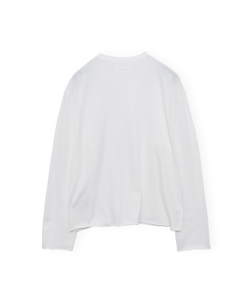 BROWNYARD(ブラウンヤード)の「Wカットオフロングスリーブ、アイボリー(Tシャツ/カットソー・レディース・その他・1/2)」の2枚目の写真