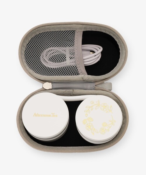 Afternoon Tea（アフタヌーンティー）の「フラワーコンパクトネックファン（生活家電・レディース・ホワイト・ONE SIZE）」の7枚目の写真