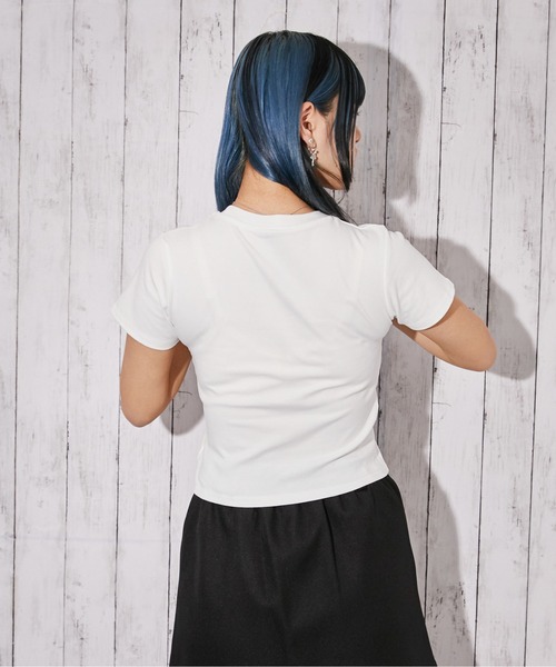 GORGE(ゴージ)の「《ラインストーン・ロゴ》Tシャツ/ストリート×Y2K/春夏/全3色(Tシャツ/カットソー・レディース・ブラック/ホワイト/ピンク・F)」の13枚目の写真