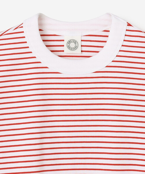 ORCIVAL(オーシバル)の「ORCIVAL | コットン ストレッチ クルーネック半袖Tシャツ WOMEN(Tシャツ/カットソー・レディース・ブルー系その他5/グレー系その他/ブラック系その他/レッド系その他・1/2)」の7枚目の写真