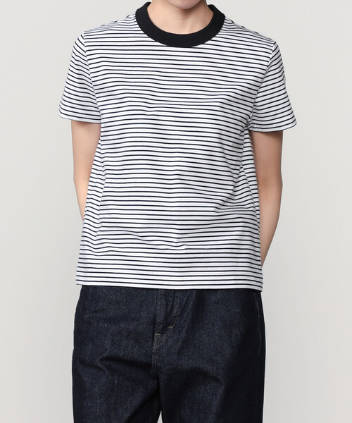 ORCIVAL(オーシバル)の「ORCIVAL | コットン ストレッチ クルーネック半袖Tシャツ WOMEN(Tシャツ/カットソー・レディース・ブルー系その他5/グレー系その他/ブラック系その他/レッド系その他・1/2)」の1枚目の写真