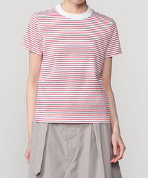 ORCIVAL | コットン ストレッチ クルーネック半袖Tシャツ WOMEN