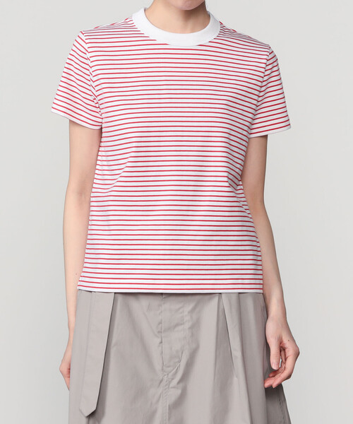 ORCIVAL(オーシバル)の「ORCIVAL | コットン ストレッチ クルーネック半袖Tシャツ WOMEN(Tシャツ/カットソー・レディース・ブルー系その他5/グレー系その他/ブラック系その他/レッド系その他・1/2)」の4枚目の写真