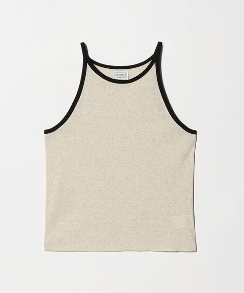 GOOD PEOPLE GOOD STITCHING GOOD PRODUCT＞トリム リブ タンクトップ