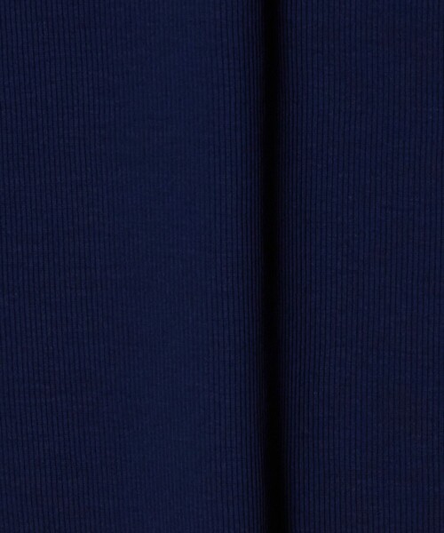 GOOD PEOPLE GOOD STITCHING GOOD PRODUCT（グッドピープルグッドスティッチンググッドプロダクト）の「＜GOOD PEOPLE GOOD STITCHING GOOD PRODUCT＞トリム リブ タンクトップ（Tシャツ/カットソー・レディース・ナチュラル/ネイビー・S）」の6枚目の写真