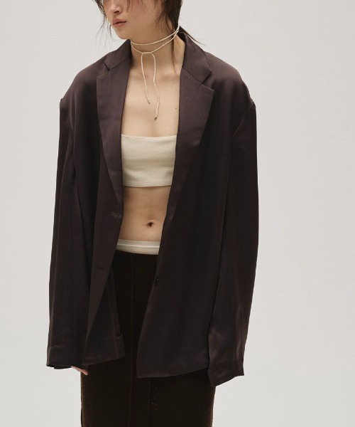 セール】Satin Over Jacket 12610103（ブルゾン）｜TODAYFUL（トゥデイ