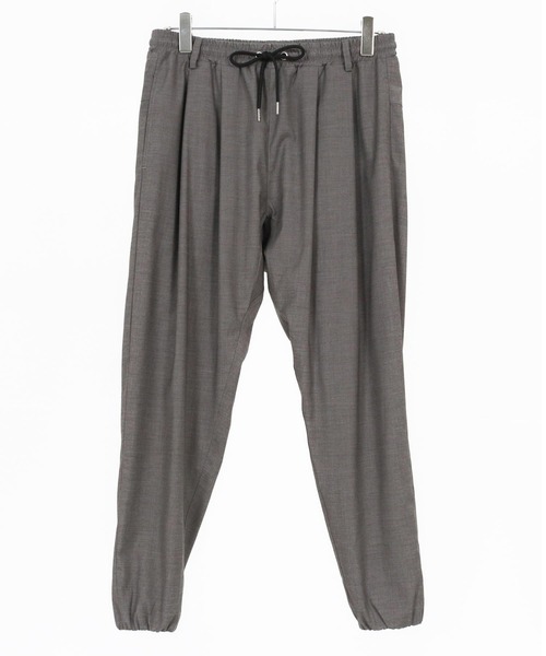 GLIMCLAP(グリムクラップ)の「mp14930- Bamboo Blend Chambray Gathered Hem Pants バルーンパンツ(202-043-gls-cg)(その他パンツ・メンズ・ブラウン/ネイビー/ブラック・S/M/L)」の22枚目の写真