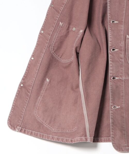 Lee(リー)の「Lee/リー レディース ロコジャケット DUNGAREES【セットアップ対応】(カバーオール・レディース・ブラウン/チャコール・MEDIUM/SMALL)」の3枚目の写真
