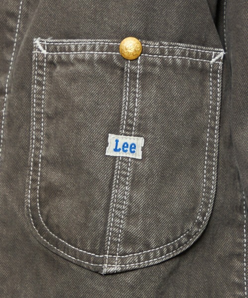 Lee(リー)の「Lee/リー レディース ロコジャケット DUNGAREES【セットアップ対応】(カバーオール・レディース・ブラウン/チャコール・MEDIUM/SMALL)」の6枚目の写真