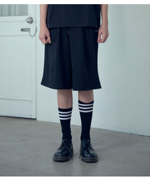 BERMUDA SWEAT SHORTS_BLACK(NG2GMUPA01A)