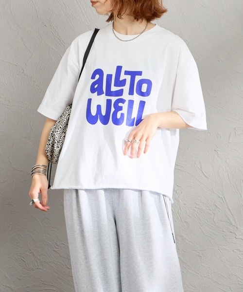 FUNG（ファング）の「[FUNG/ファング] ALL TO WELL カットオフ プリントＴシャツ（Tシャツ/カットソー・レディース・ブラック/ホワイト・M）」の5枚目の写真