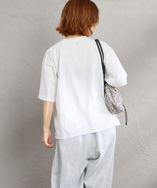 FUNG（ファング）の「[FUNG/ファング] ALL TO WELL カットオフ プリントＴシャツ（Tシャツ/カットソー・レディース・ブラック/ホワイト・M）」の7枚目の写真