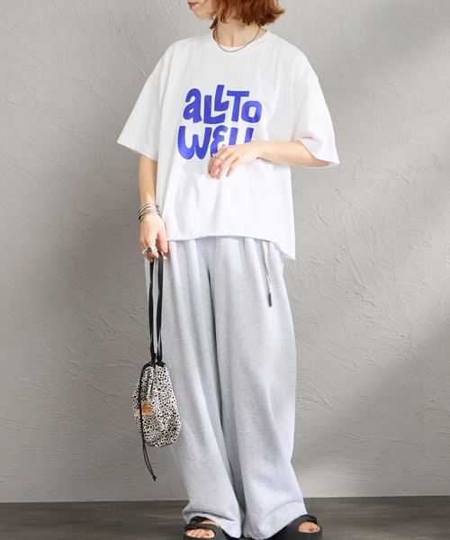 FUNG（ファング）の「[FUNG/ファング] ALL TO WELL カットオフ プリントＴシャツ（Tシャツ/カットソー・レディース・ブラック/ホワイト・M）」の8枚目の写真