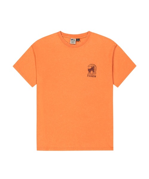 PICTURE ORGANIC CLOTHING(ピクチャーオーガニッククロージング)の「【PICTURE/ピクチャー】PICTURIDE TEE バックプリント Tシャツ(Tシャツ/カットソー・メンズ・ブラック/オレンジ・MEDIUM/LARGE)」の7枚目の写真