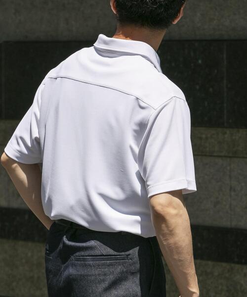 URBAN RESEARCH ROSSO MEN（アーバンリサーチロッソメン）の「『XLサイズあり』『イージーケア / 接触冷感 / 速乾』ハイパフォーマンスコンフォートポロシャツ（ポロシャツ・メンズ・ブラウン/ホワイト/ブラック/ネイビー・X-LARGE/LARGE/MEDIUM/SMALL）」の6枚目の写真