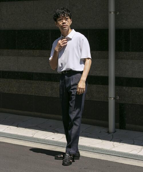 URBAN RESEARCH ROSSO MEN（アーバンリサーチロッソメン）の「『XLサイズあり』『イージーケア / 接触冷感 / 速乾』ハイパフォーマンスコンフォートポロシャツ（ポロシャツ・メンズ・ブラウン/ホワイト/ブラック/ネイビー・X-LARGE/LARGE/MEDIUM/SMALL）」の7枚目の写真